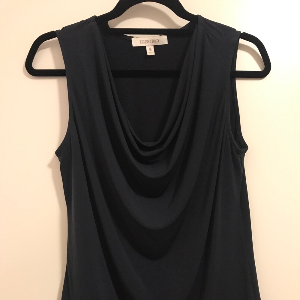Ellen Tracy scoop neck blouse